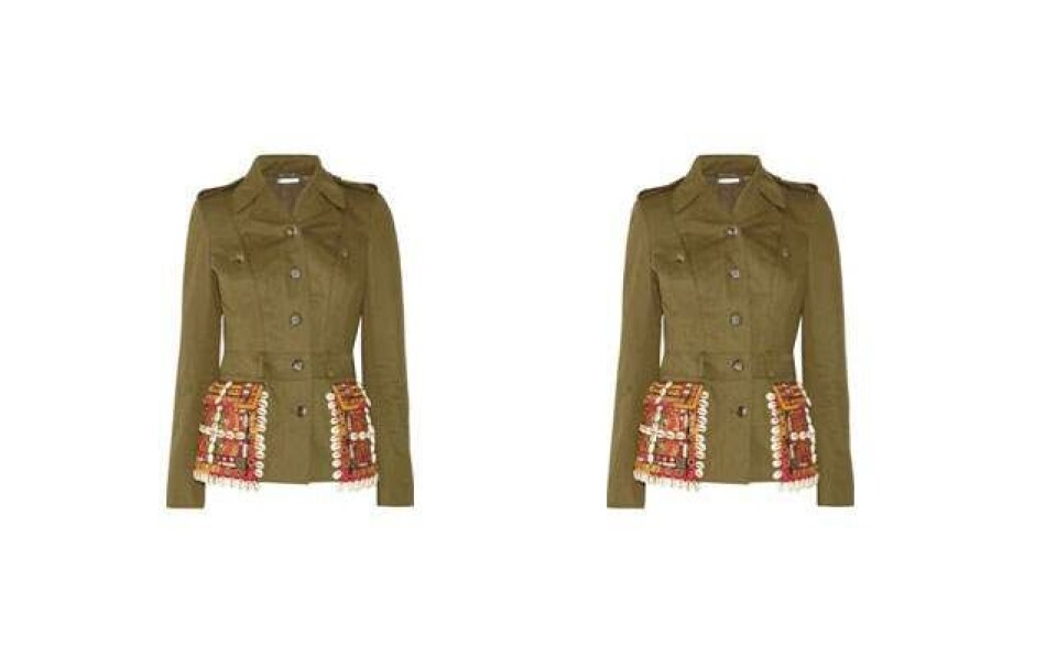 Jakke fra Alexander McQueen til 22.250 kr.