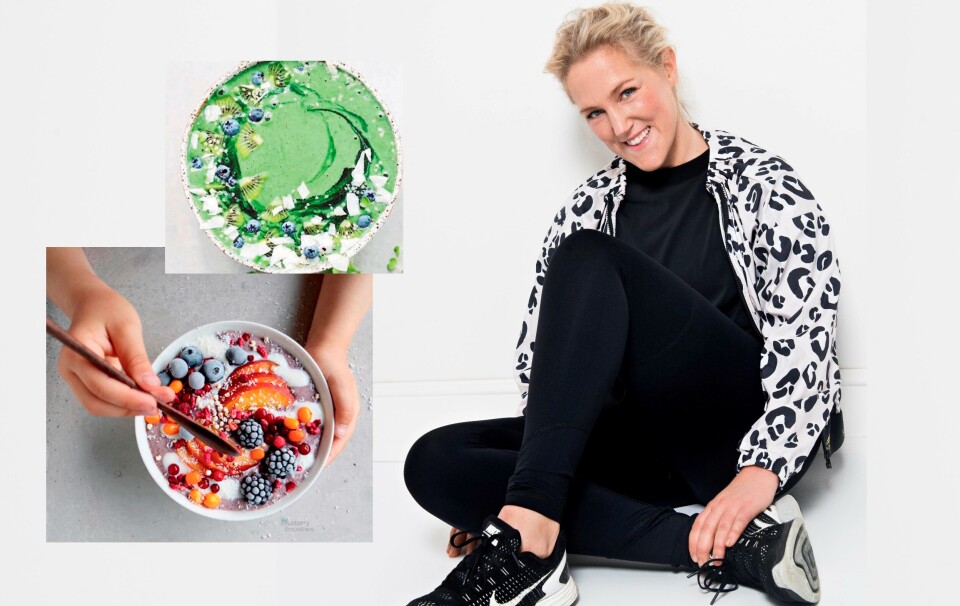 Michelle Kristensen tester skyr