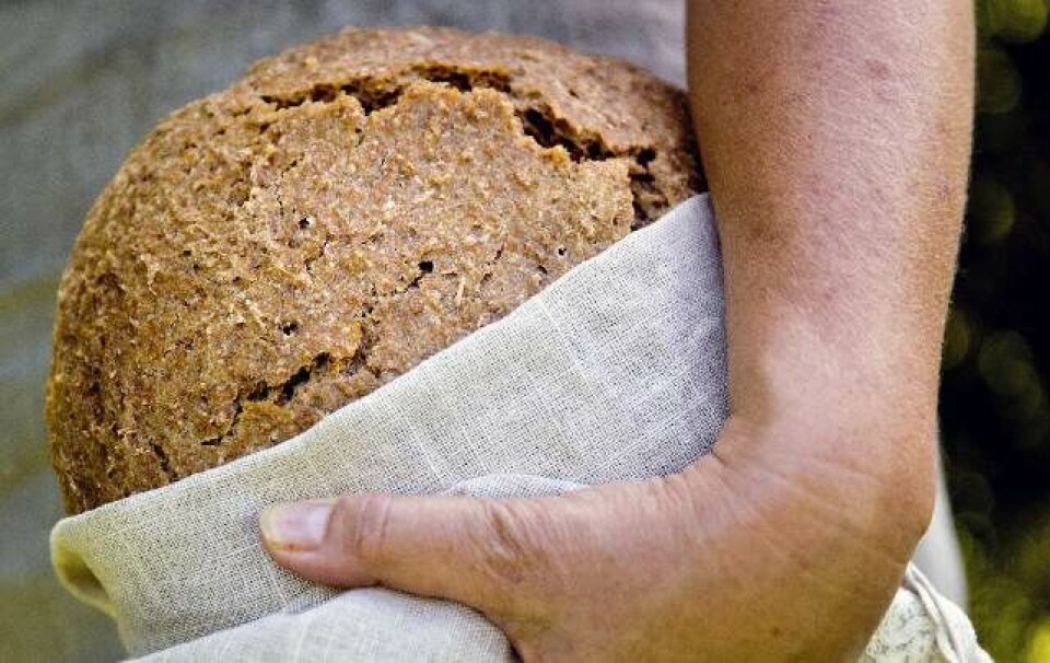 brød bagt i gryde