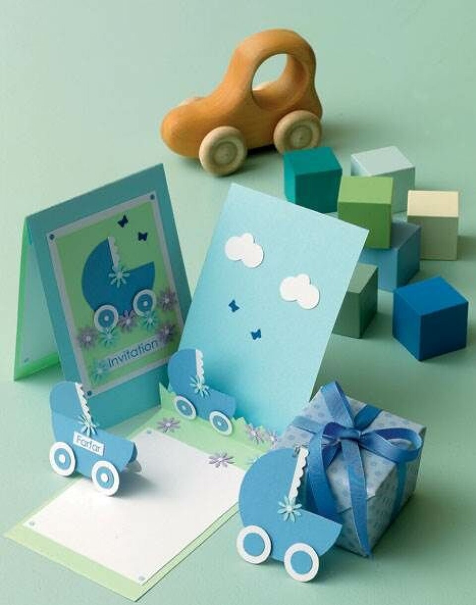 Fine dåbskort, invitationer og bordkort fra Hjemmet