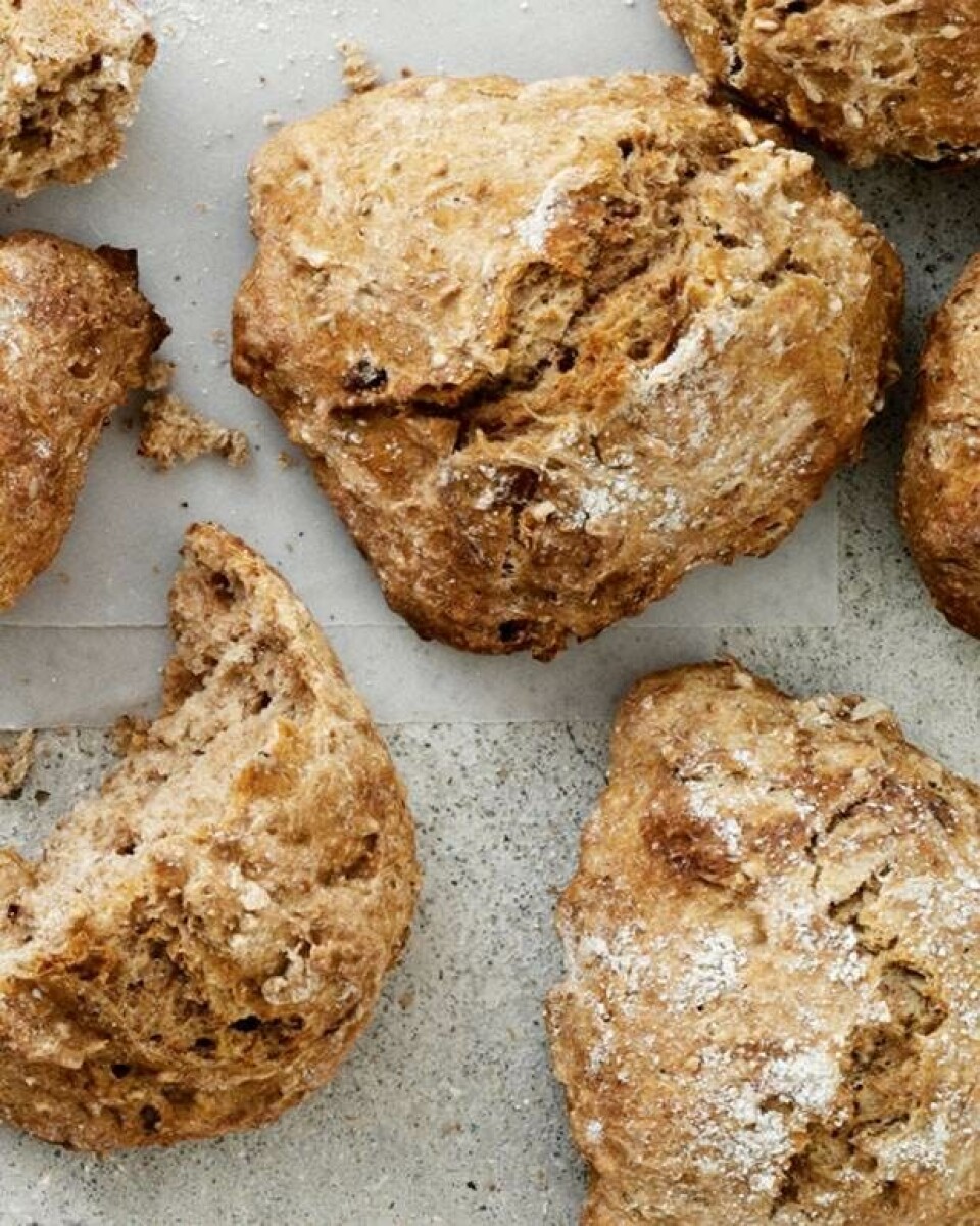 Rugbrødsboller med chokolade