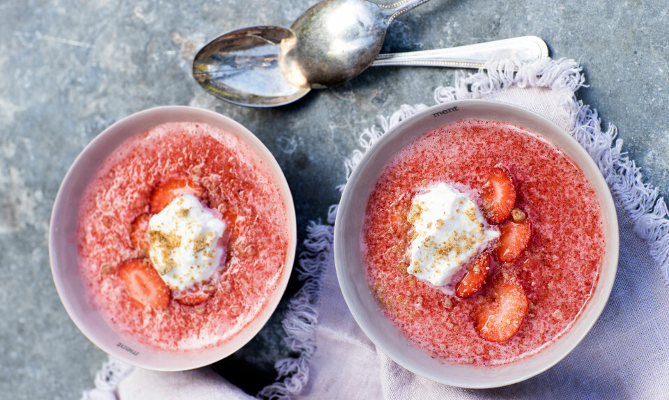 Jordbærsuppe