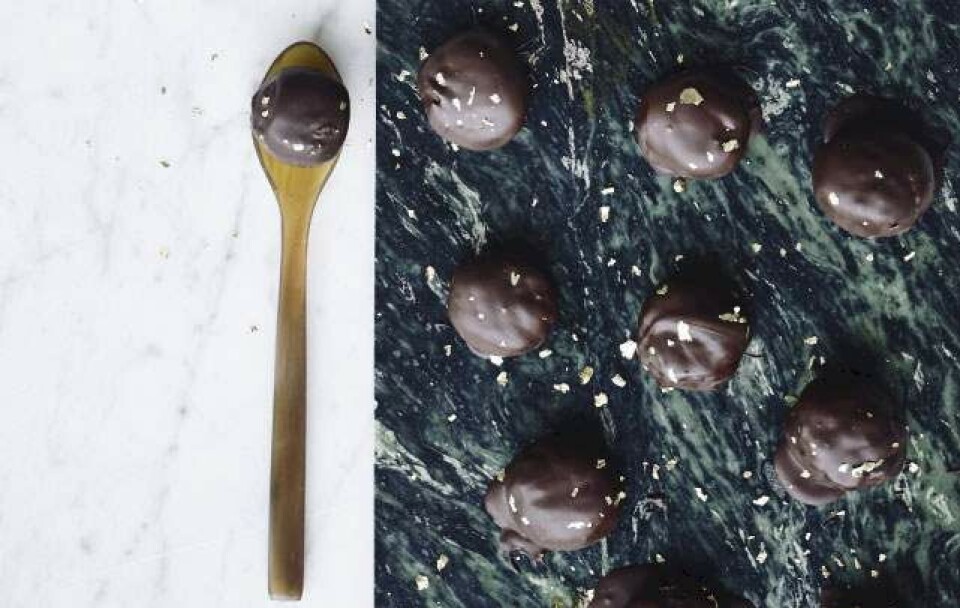 Figner med chokolade