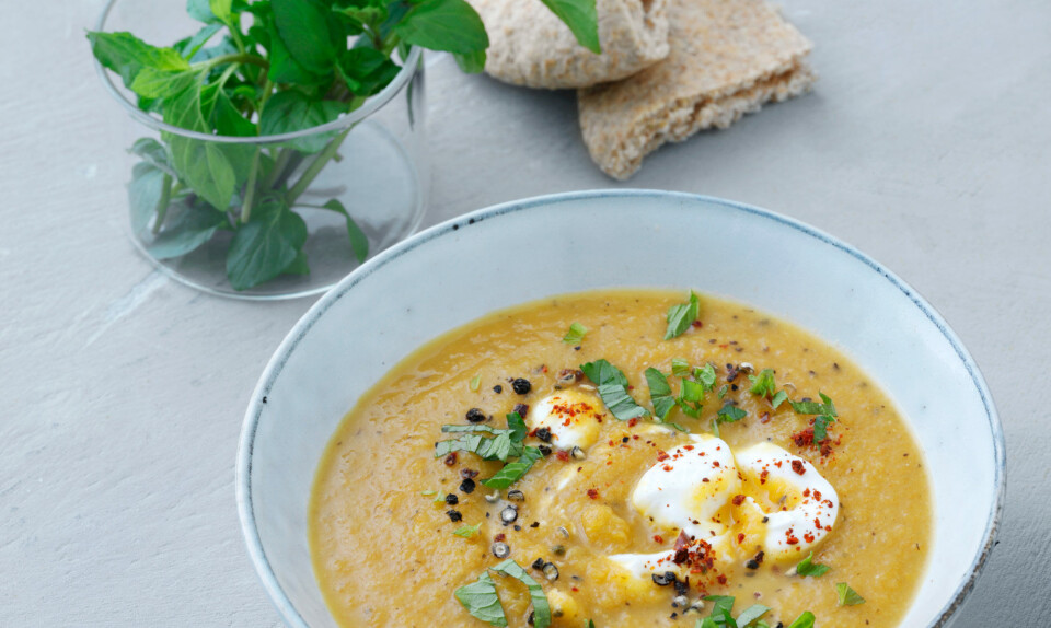 Spicy gulerodsuppe