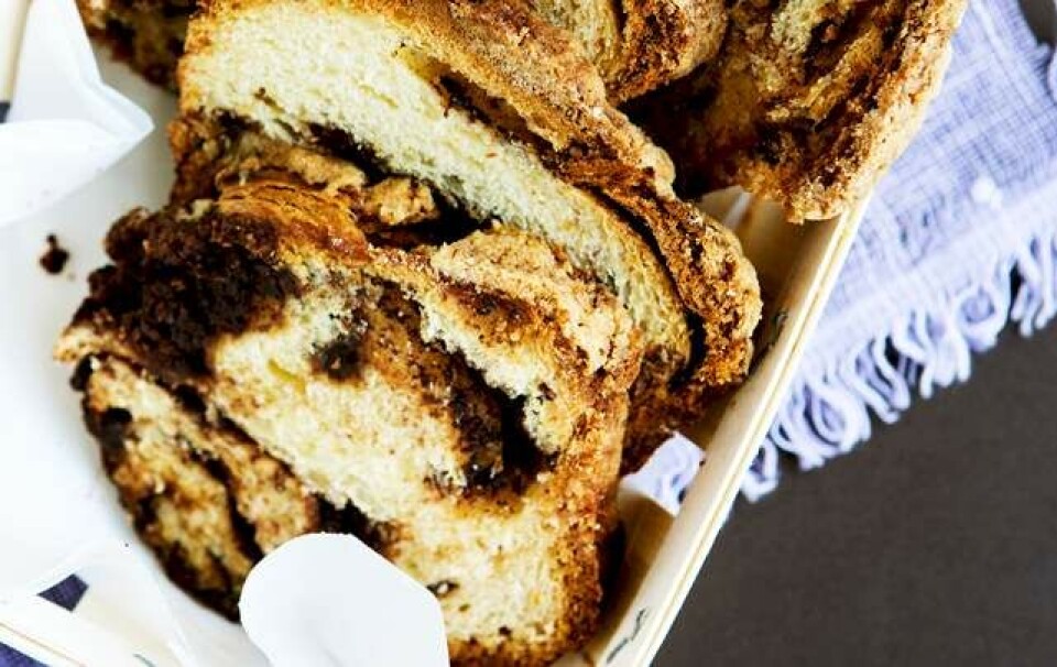 Chokolade-babka med kanel