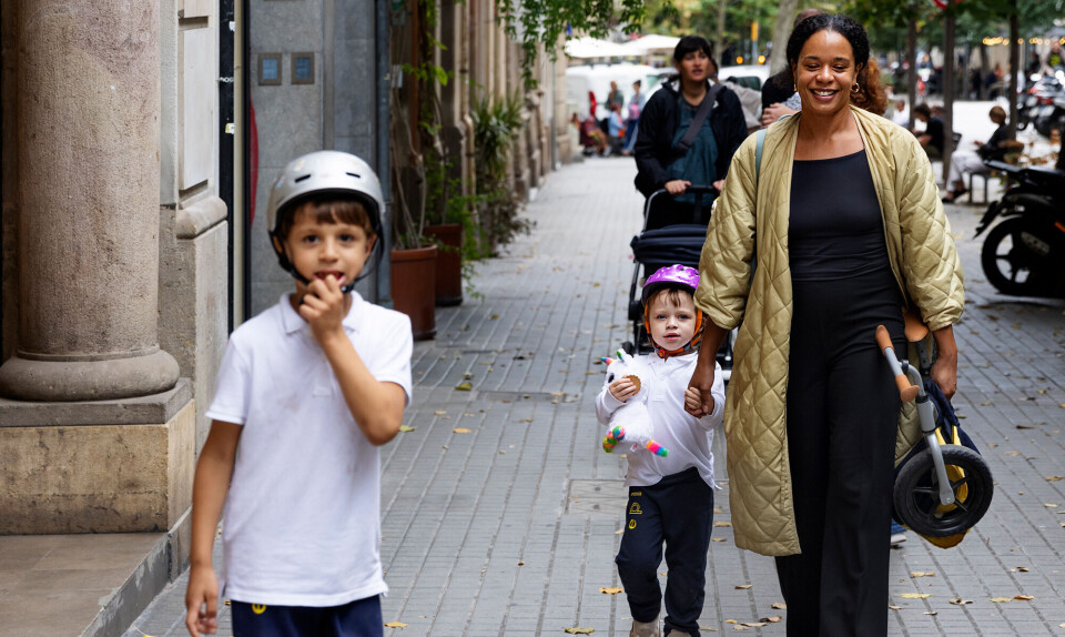Familien Kirkegaard i Barcelona
