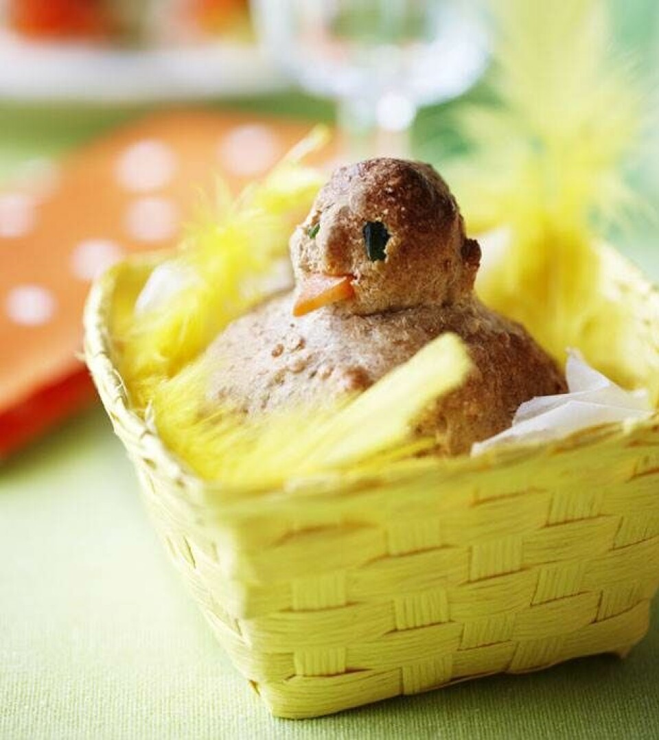 Små kyllingebrød
