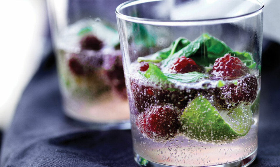 Hindbærmojito