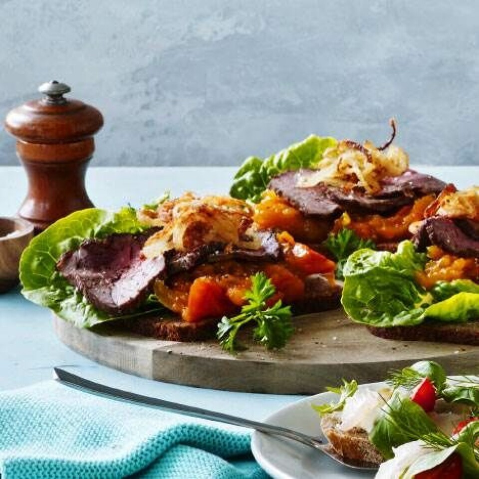 Roastbeef med græskarchutney