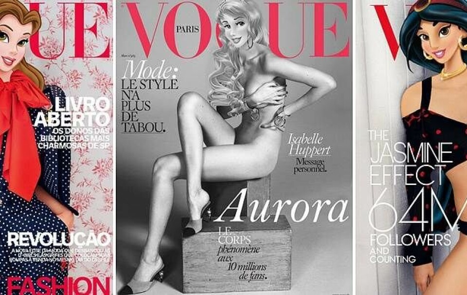 Askepot, Ariel og Belle på forsiden af Vogue – ja, det er dine Disney-favoritter vi snakker om