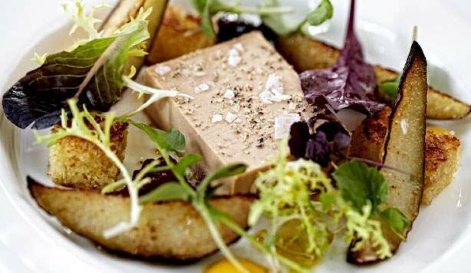 Opskrift på foie gras med brioche og pærechutney