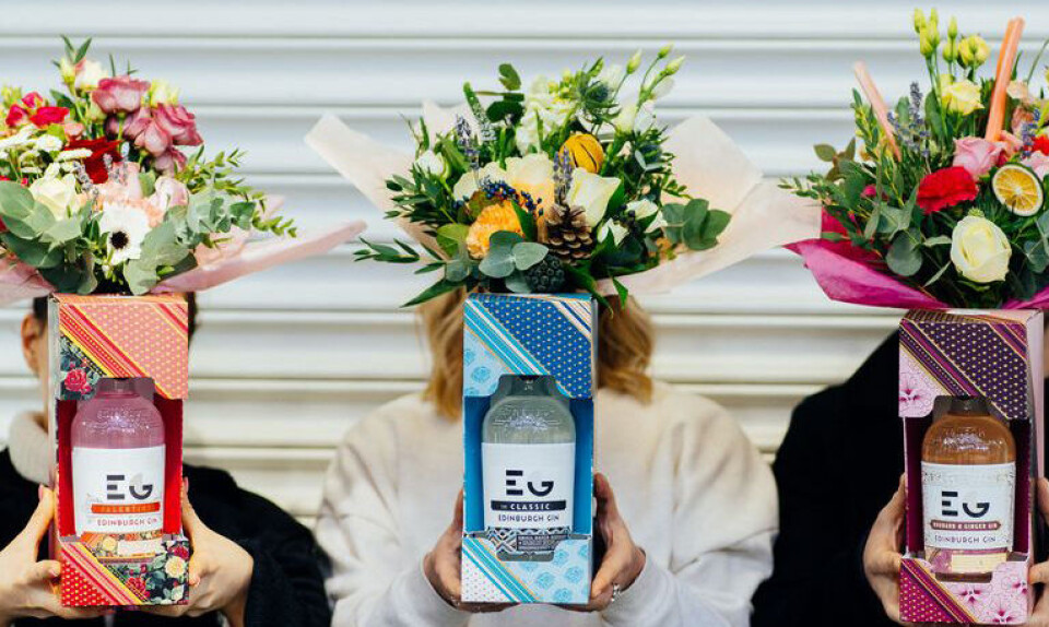Ginbuket til valentinsdag