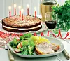 Festlig weekendmad: Saftig flæskesteg med grønt tilbehør + skøn valnøddekage med marcipan