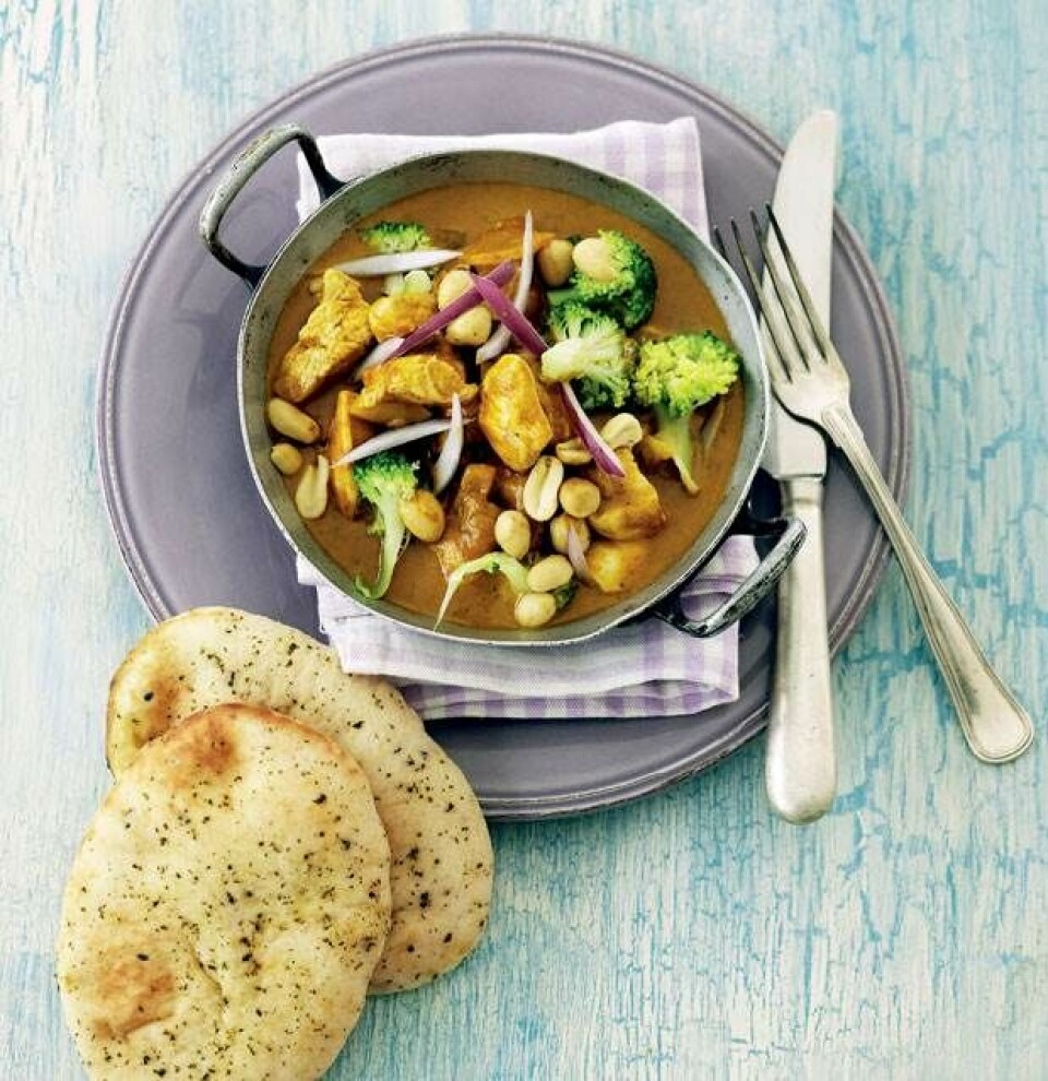 Indisk currykylling