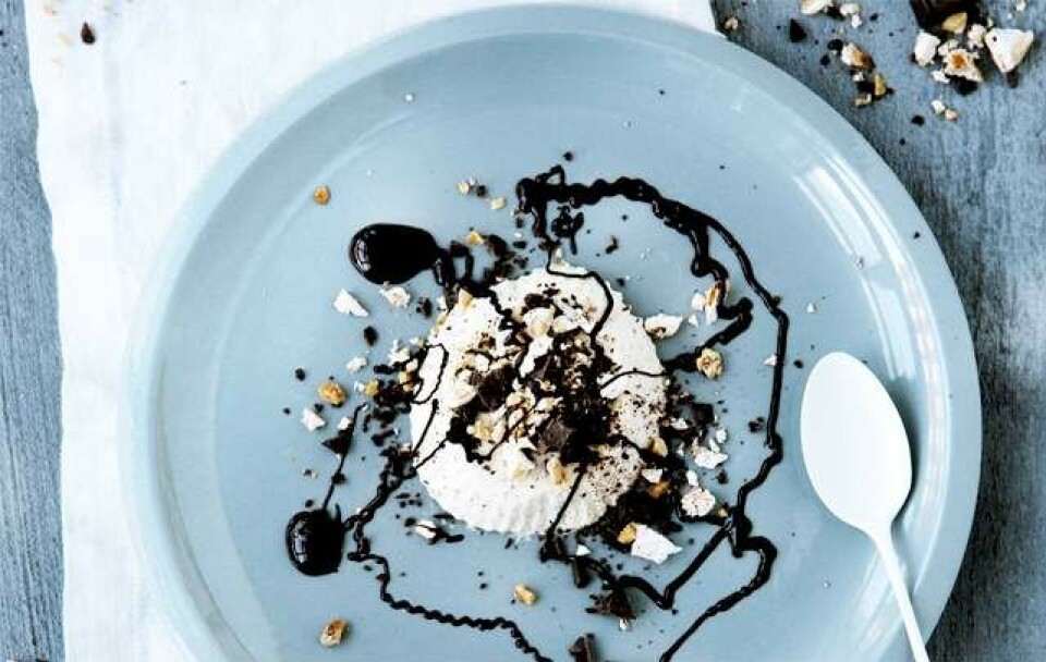 Isdessert fra Sardinien