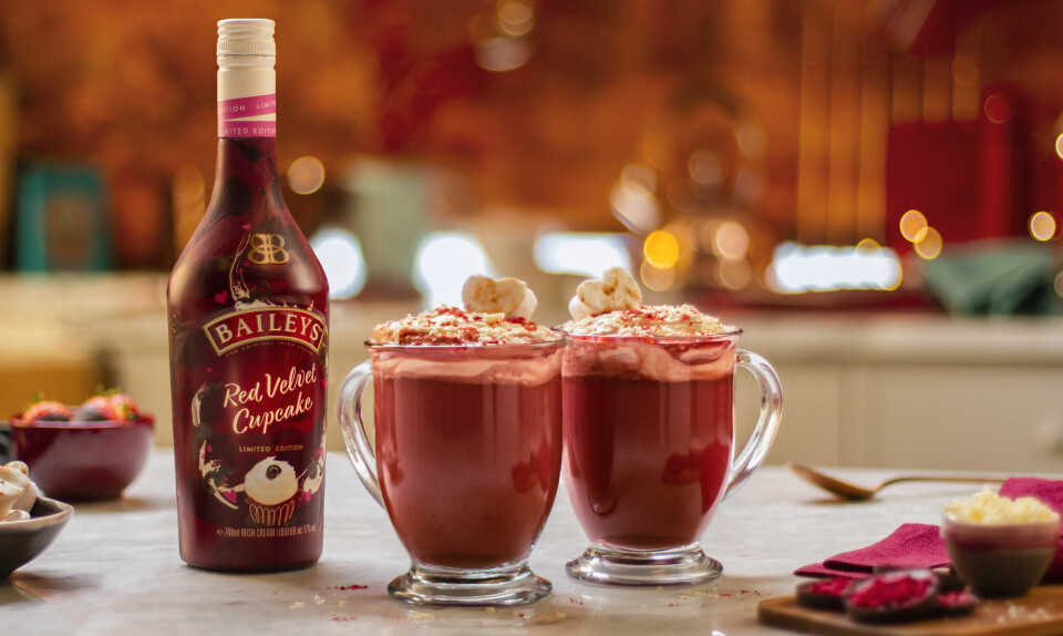 Baileys Red Velvet Cupcake - ny rød Baileys