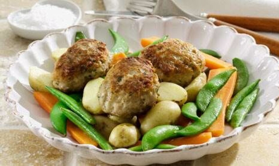 Frikadeller med krydderurter