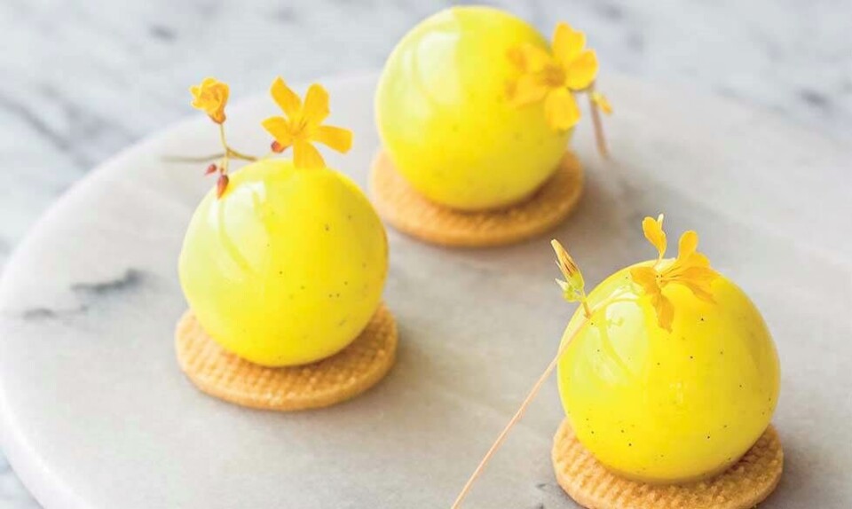 citronkager med peber og glaze