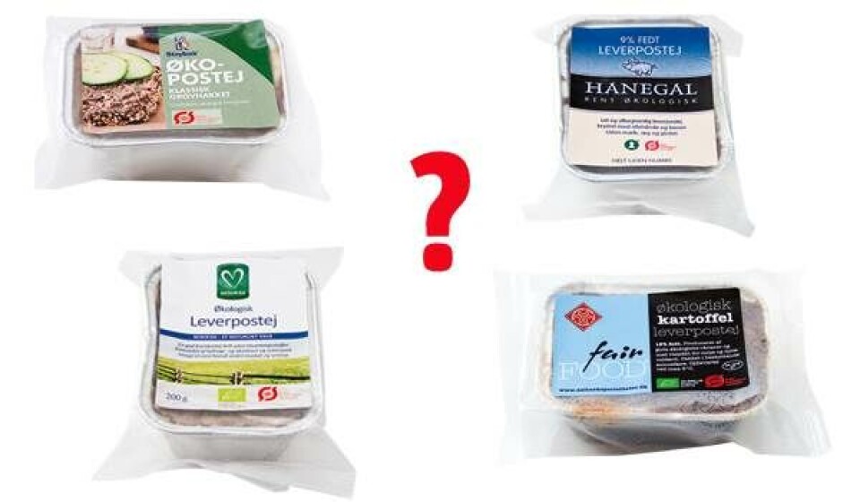 Test af økologisk leverpostej