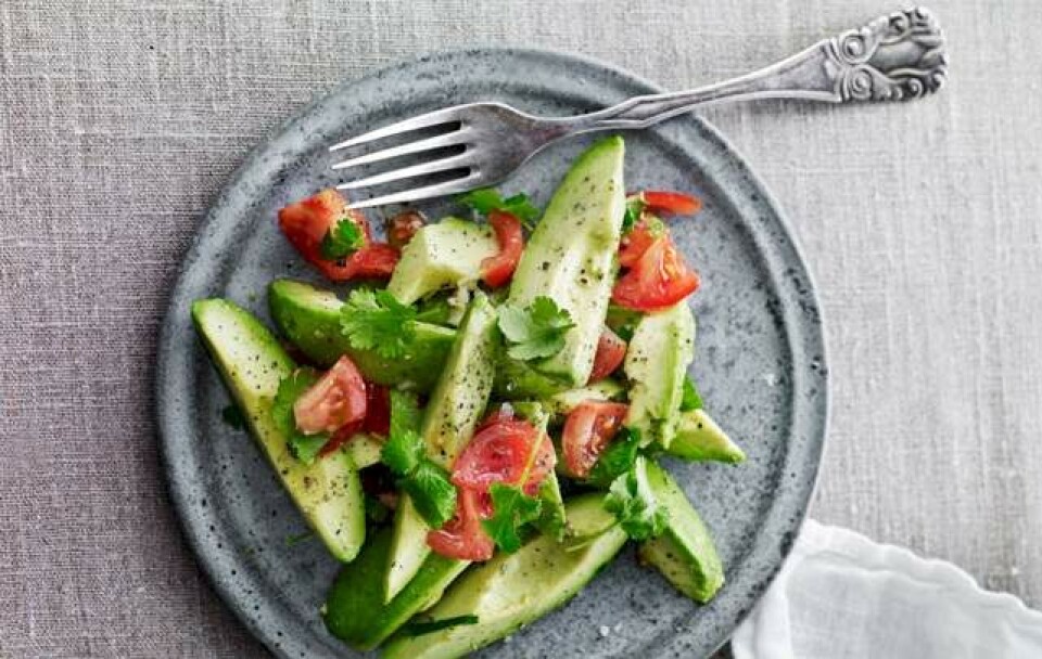 Spicy avocadosalat