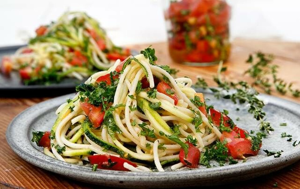 Pasta med friske tomater