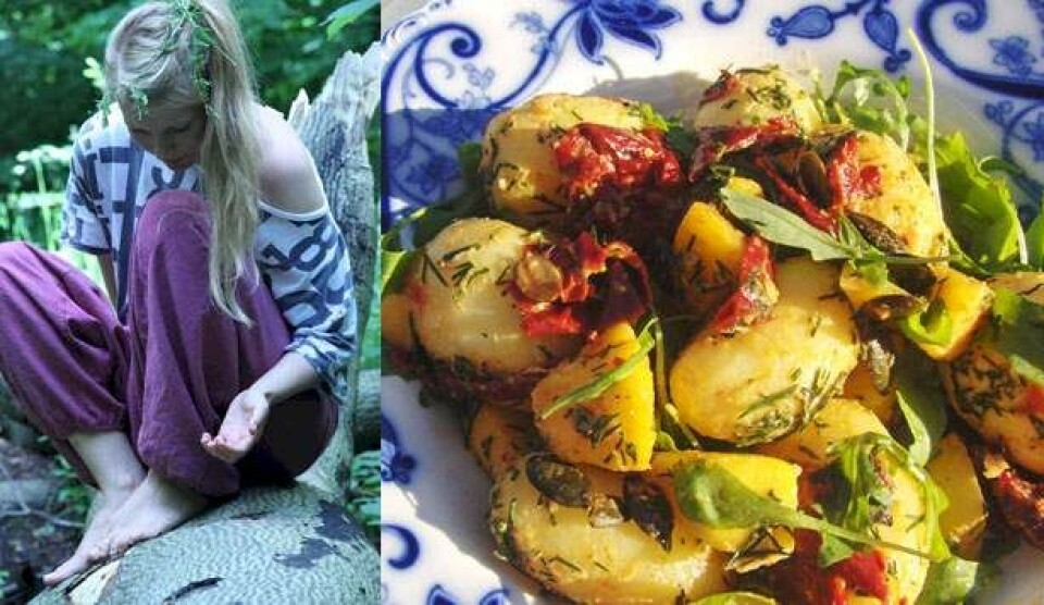 Madbloggeren Månebarnet laver den perfekte kartoffelsalat