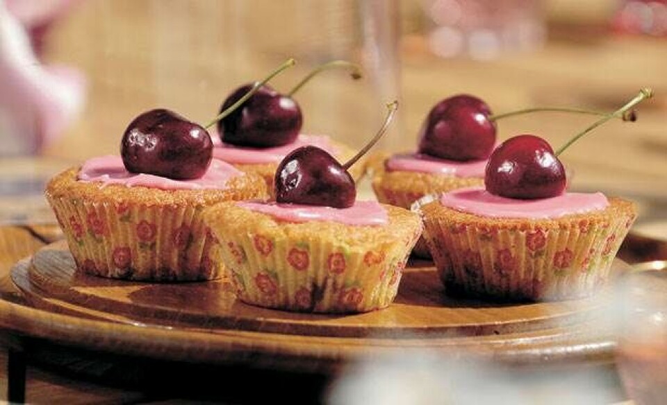Billede 1 - Kirsebærmuffins
