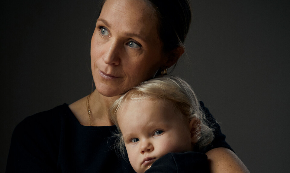 Julie Døssing Frost og datter
