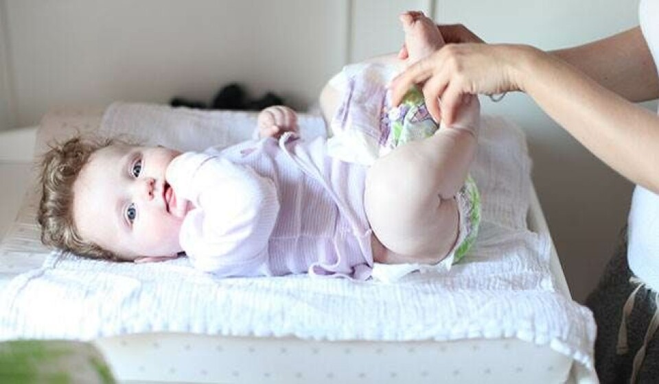 Gode råd til at håndtere baby på puslebordet