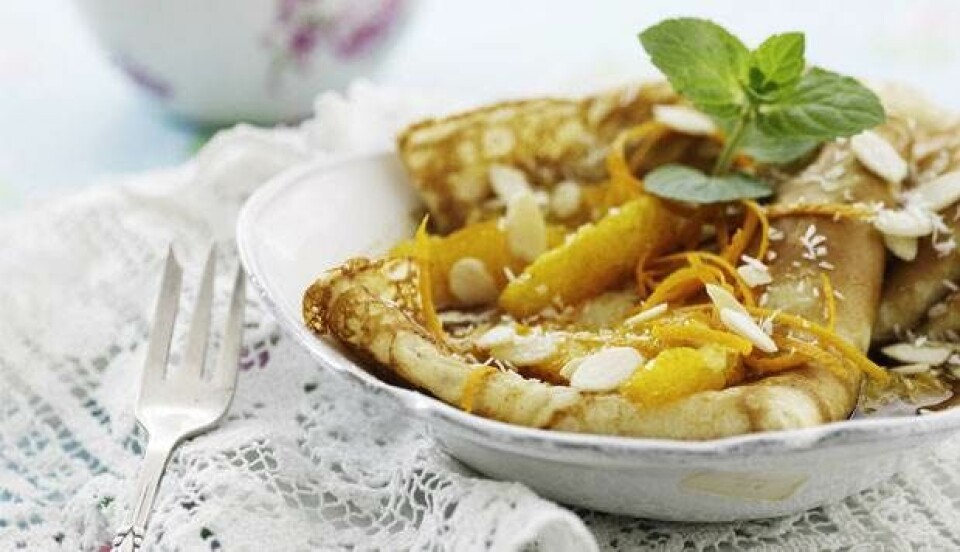 Crepes suzette med et tvist