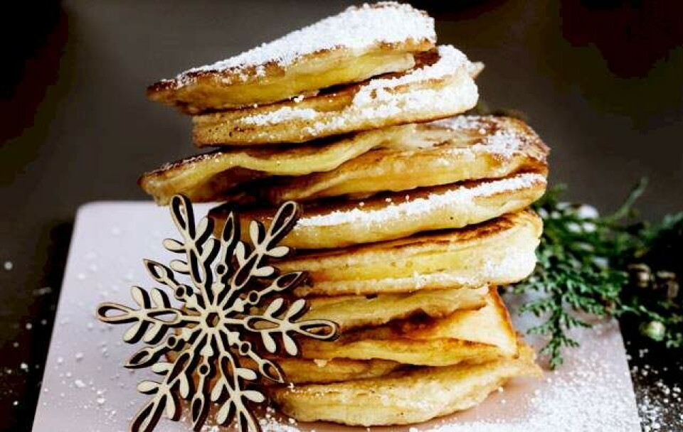 Opskrift på æblepandekager