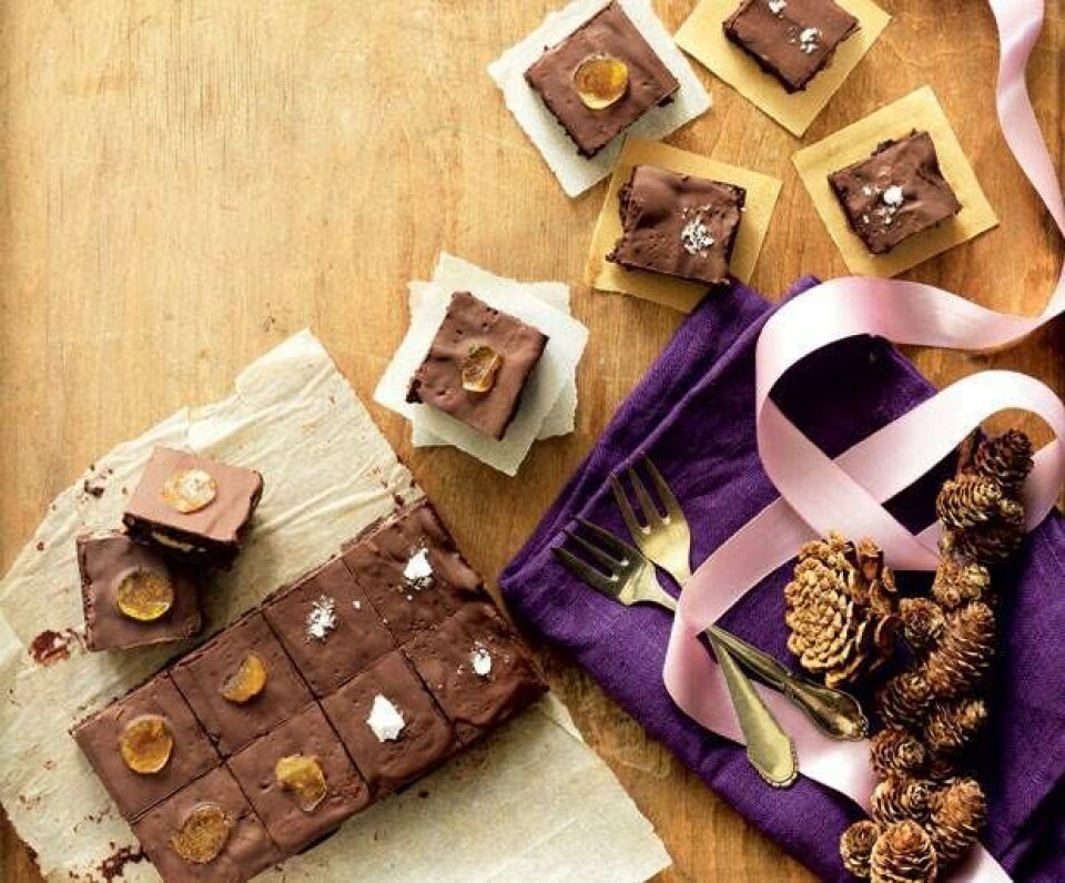 Brownies med ingefær