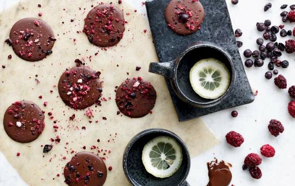 Få opskriften på chokoladepletter