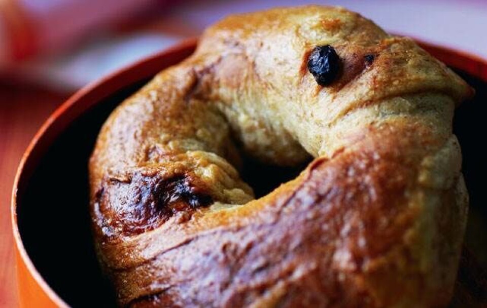 Lækre kanelbagels med rosiner