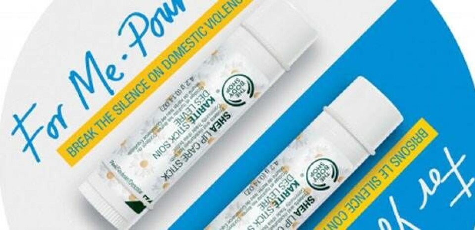 The Body Shop til kamp mod vold i hjemmet