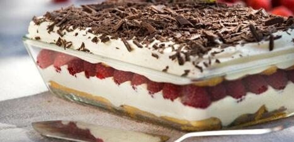 Hindbær a la Tiramisu