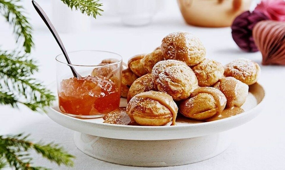 Æbleskiver med ingefær
