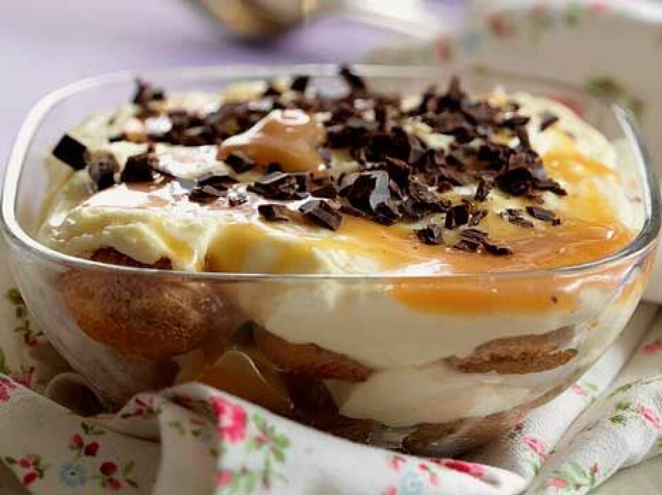 Tiramisu med karamel