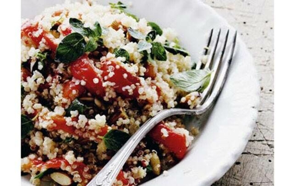 salat, quinoa