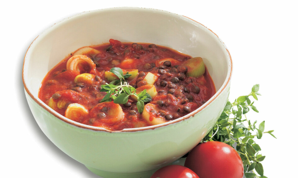 Nem vegansk linsegryde