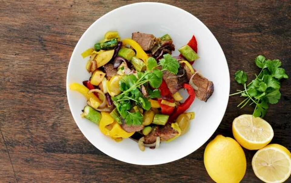 Nem wok med æble