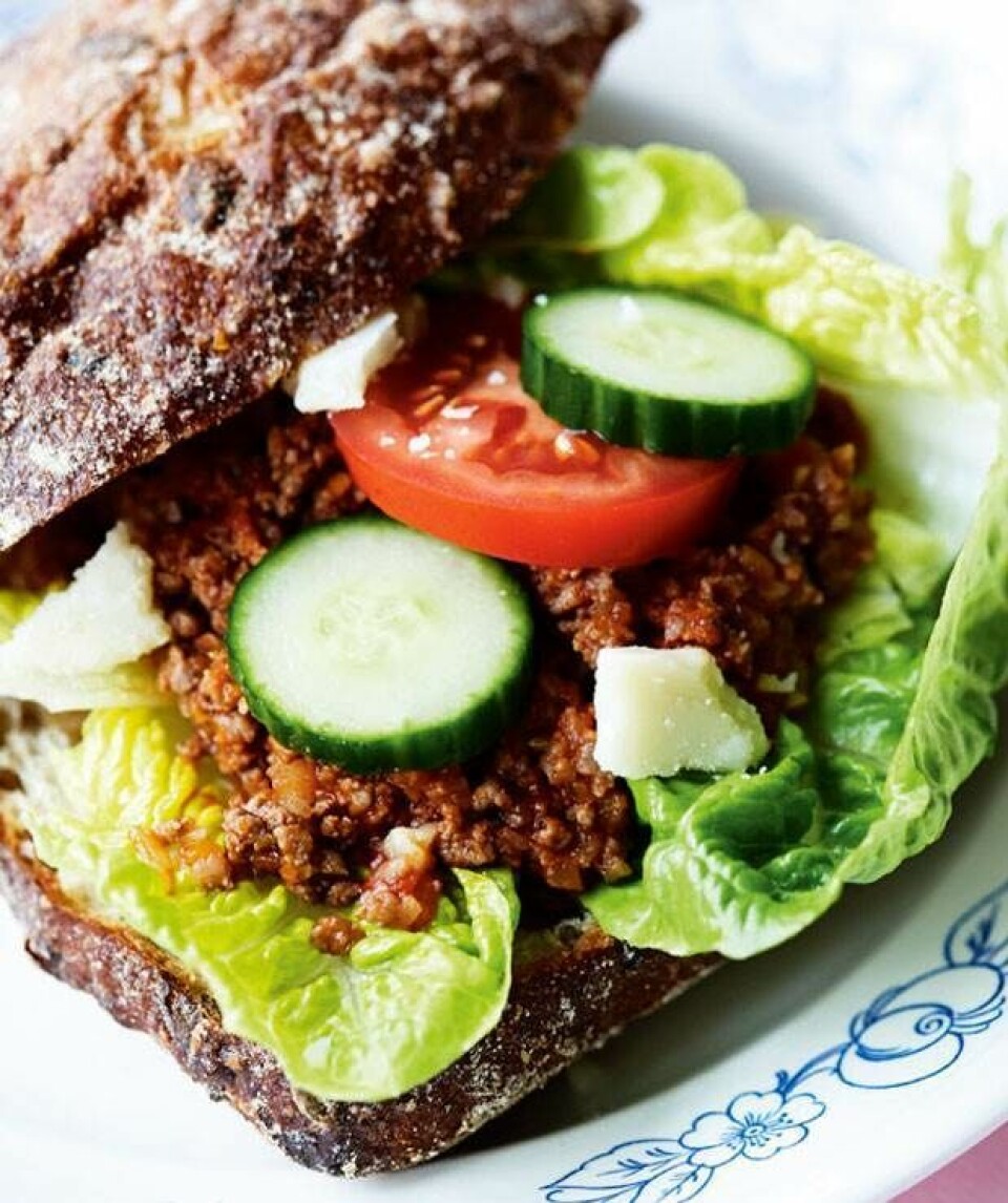 Sandwichbolle bolognese