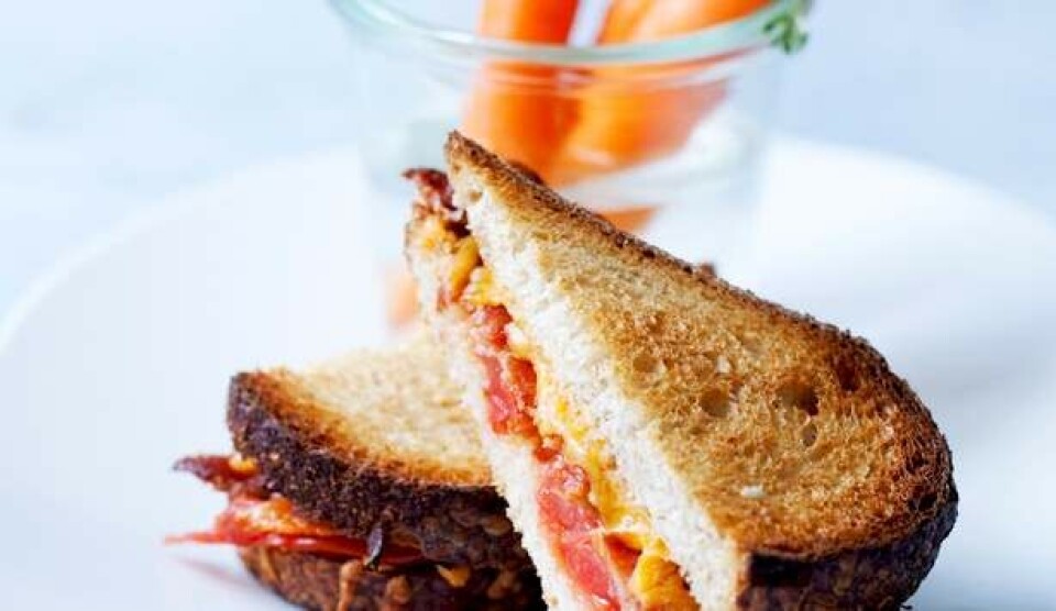 Grilled cheese sandwich opskrift