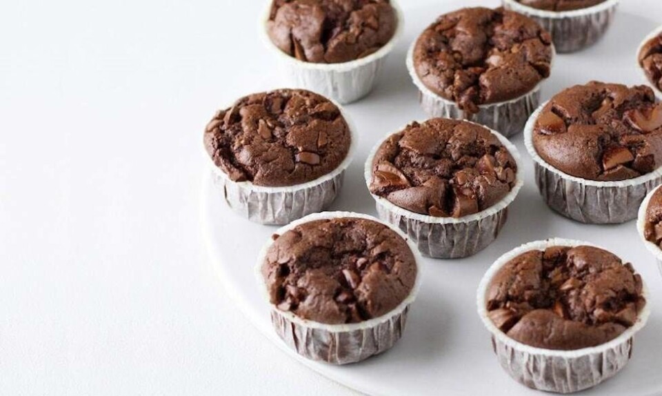 Opskrift på nemme chokolademuffins
