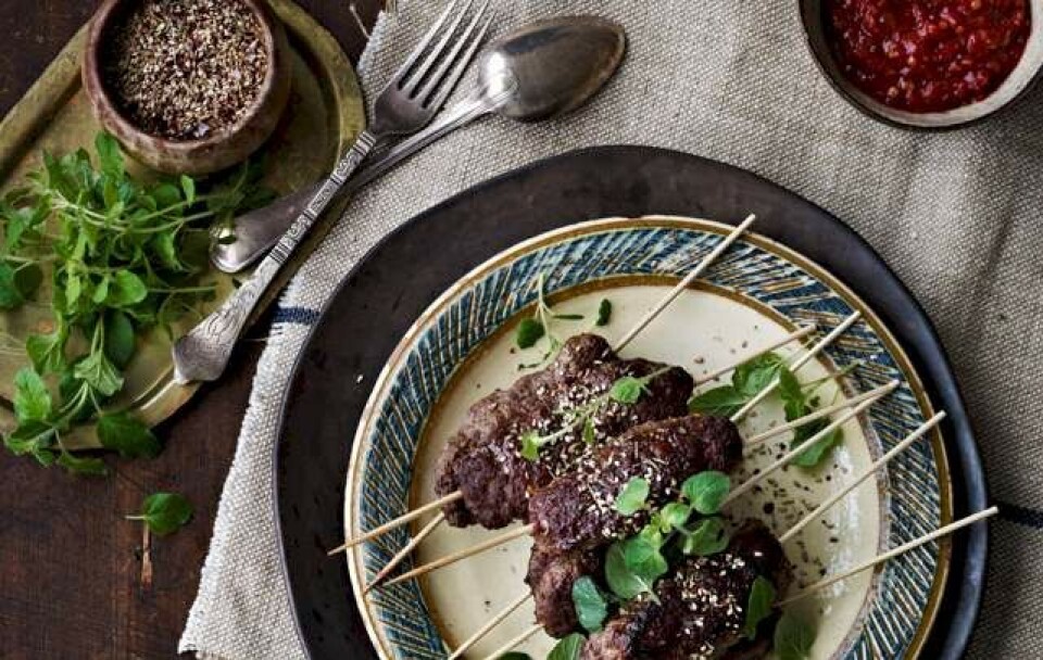 Lammekebab med za’atar