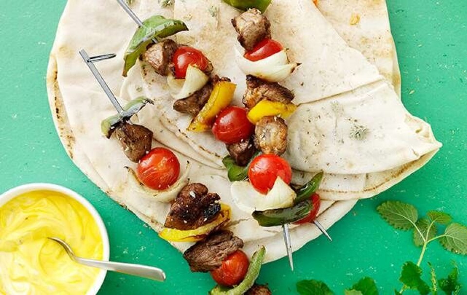 Tyrkisk souvlaki