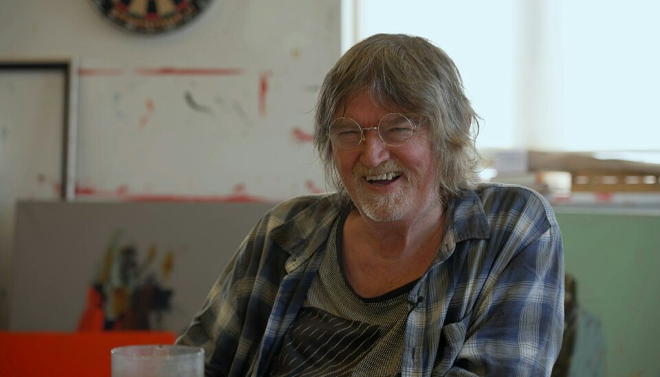 Johnny Madsen i TV 2's reportageserie 'Ja for Fanø!'.