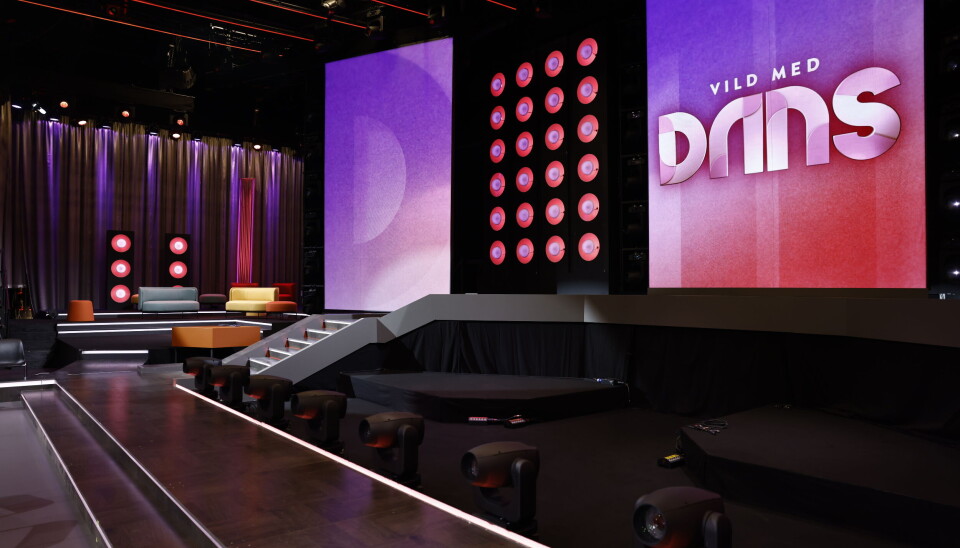 Green-room er rykket ind i 'Vild med dans-studiet.