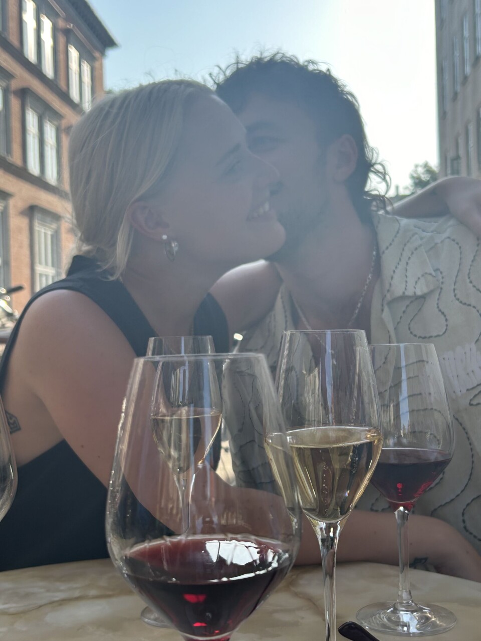 Boris Hiort med kæresten Emma Thomsen.