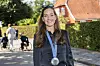 Rytteren Cathrine Laudrup-Dufour, 32, strålede om kap med sin sølvmedalje. – Det var virkelig dejligt at få en medalje, og til mit tredje OL var tredje gang lykkens gang. Jeg ved endnu ikke, hvor jeg vil have den hængende hjemme.
